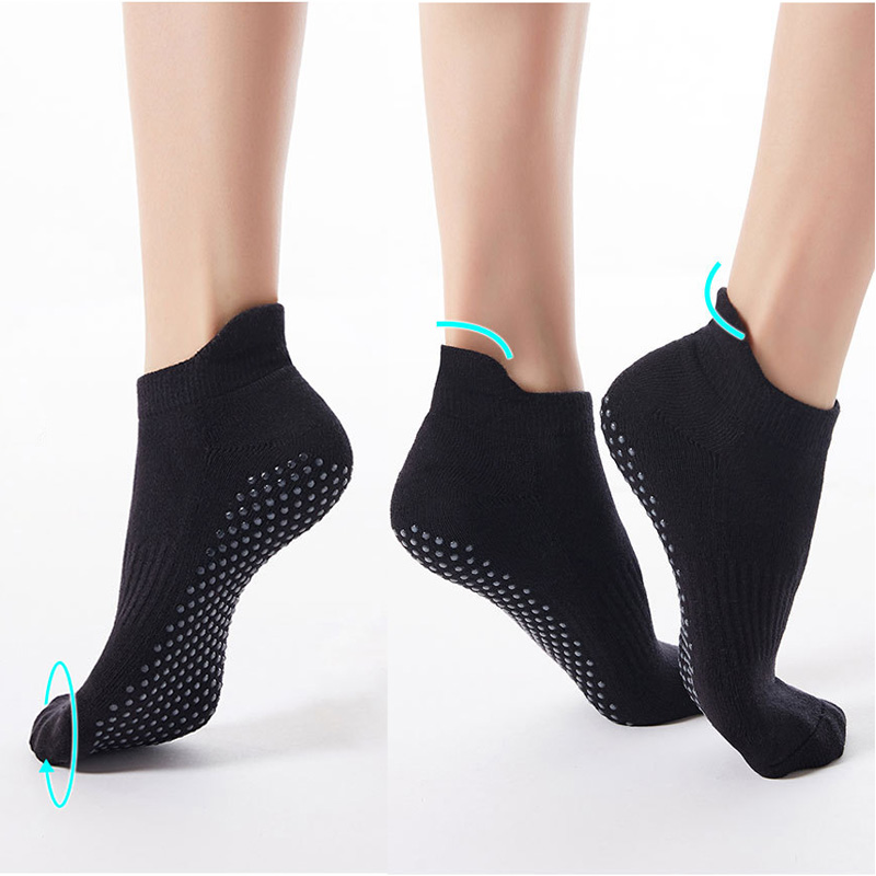 Pilates Yoga And Barre - Non Slip Grip Yoga Socks Anti-Skid