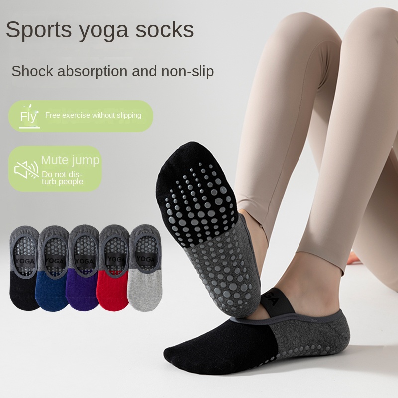 Pilates & Yoga Unleashed International Academy Yonkers - 5 pairs Cross-Border Professional Yoga Socks,