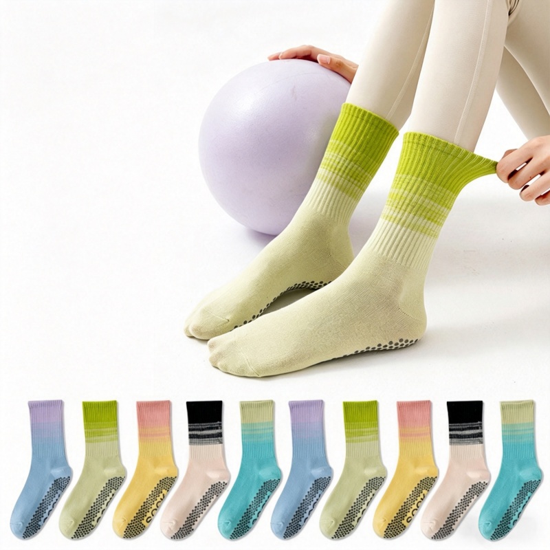 Pilates & Yoga Unleashed International Academy Yonkers - Dreamlikelin 1 Pair Women's Mid-Calf Yoga