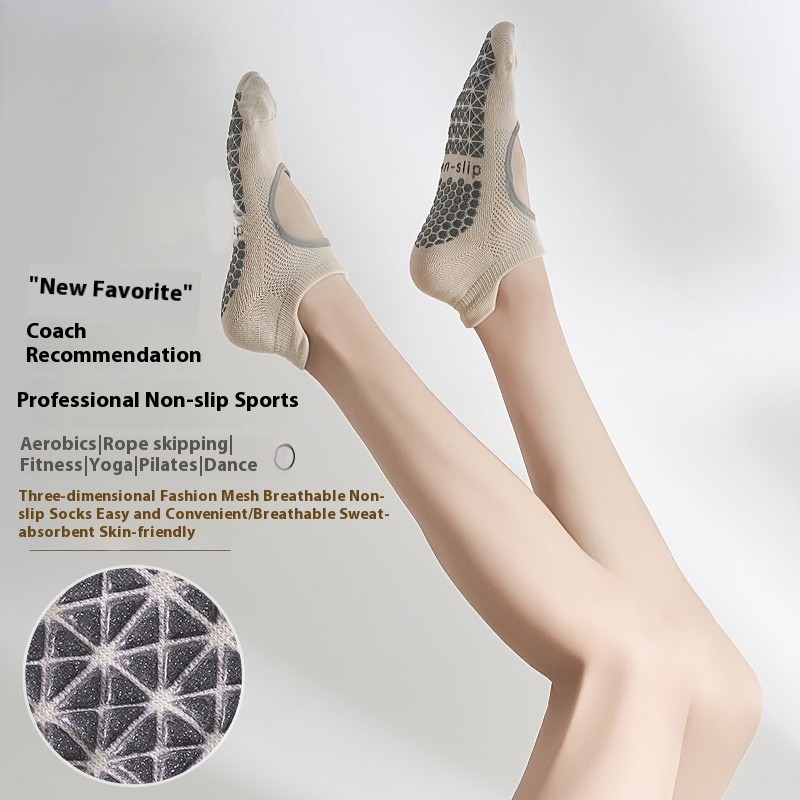 Pilates Yoga And Barre - Women Yoga Socks with Grips Professional