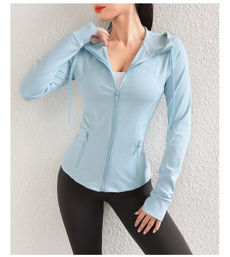 Pilates Yoga Clothes - Women's Long-Sleeved Yoga Jacket Slimming Fitness