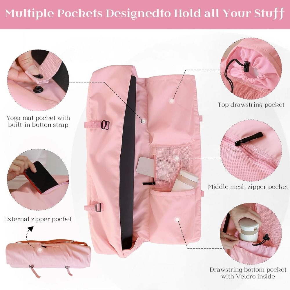 Yoga Mat Bag Carrier - New Design Waterproof Yoga Mat Bag