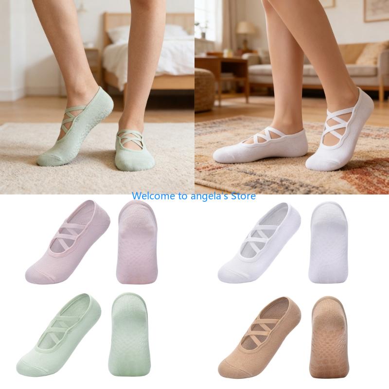 Pilates Yoga And Barre - X4YC 2 Pairs Women's Strap Yoga