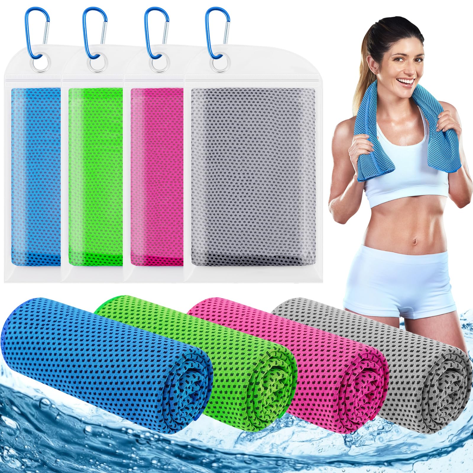 Pilates Yoga Towel - 30x100cm Cooling Towels 40