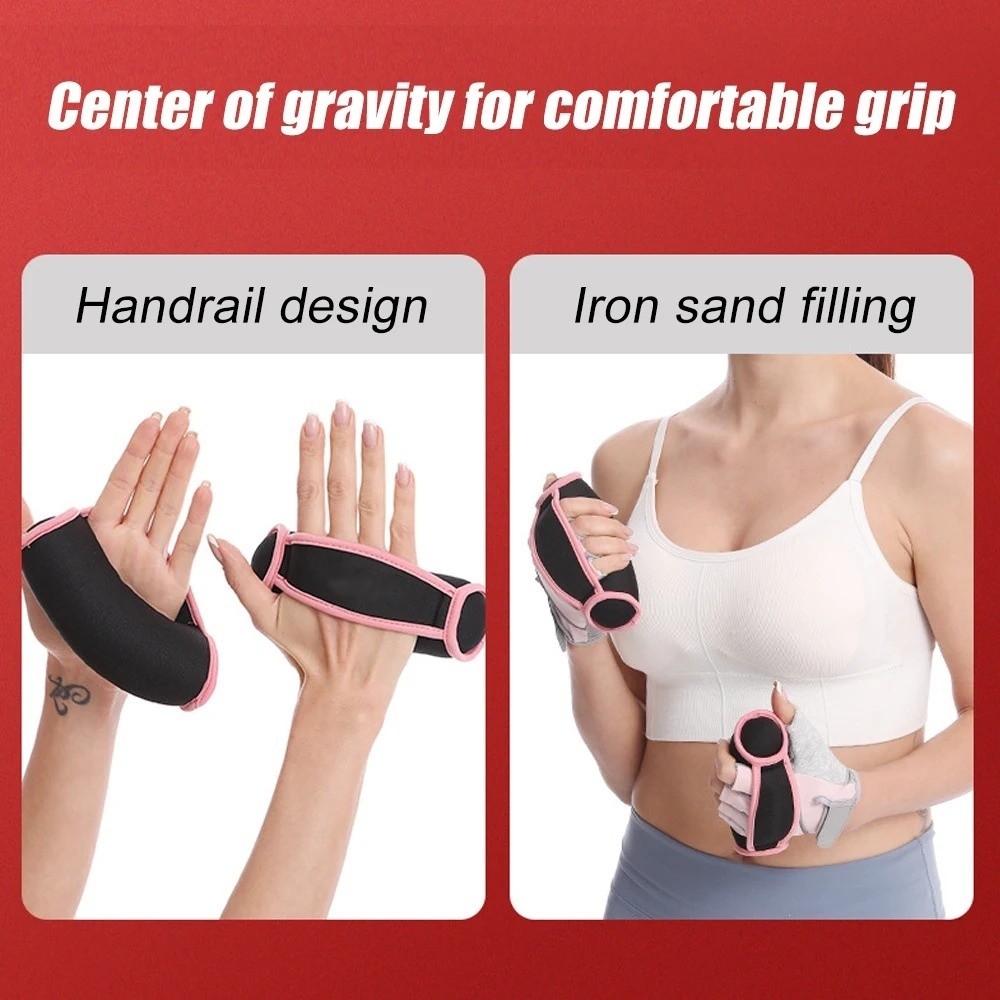 1 Pair Unisex Design Hand Weig - Yoga Sandbag Weight recension och pris