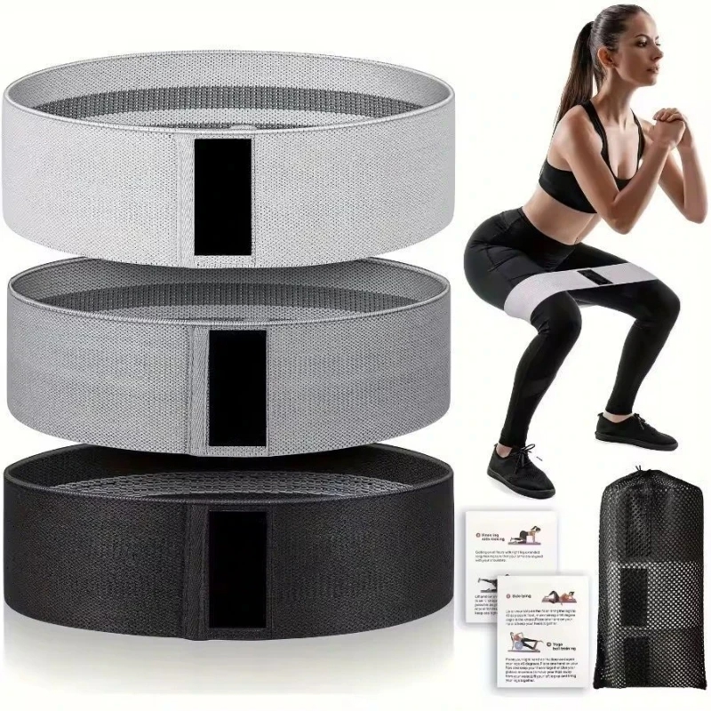 3PCS Fabric Resistance Bands f - Pilates Yoga Class recension och pris
