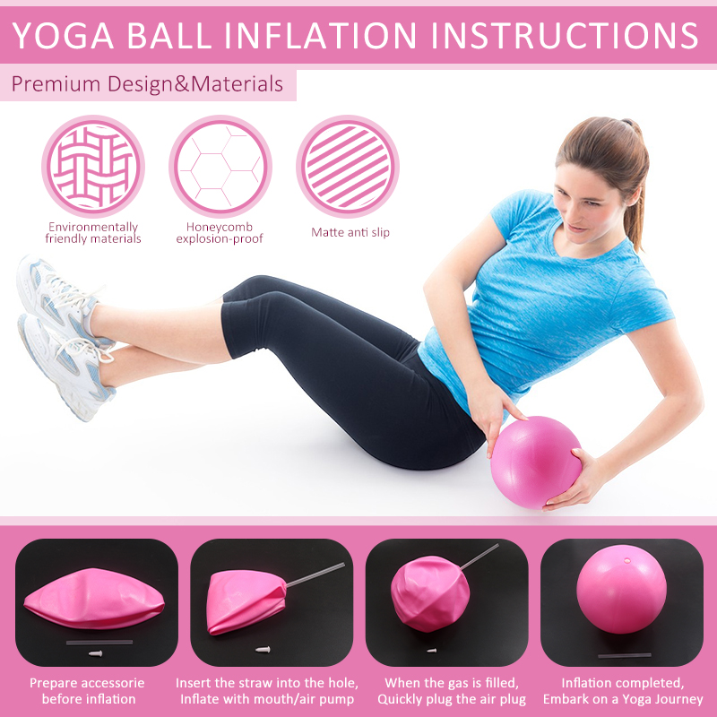Pilates Ball Resistance Bands  - Pilates Yoga Workout At Home recension och pris