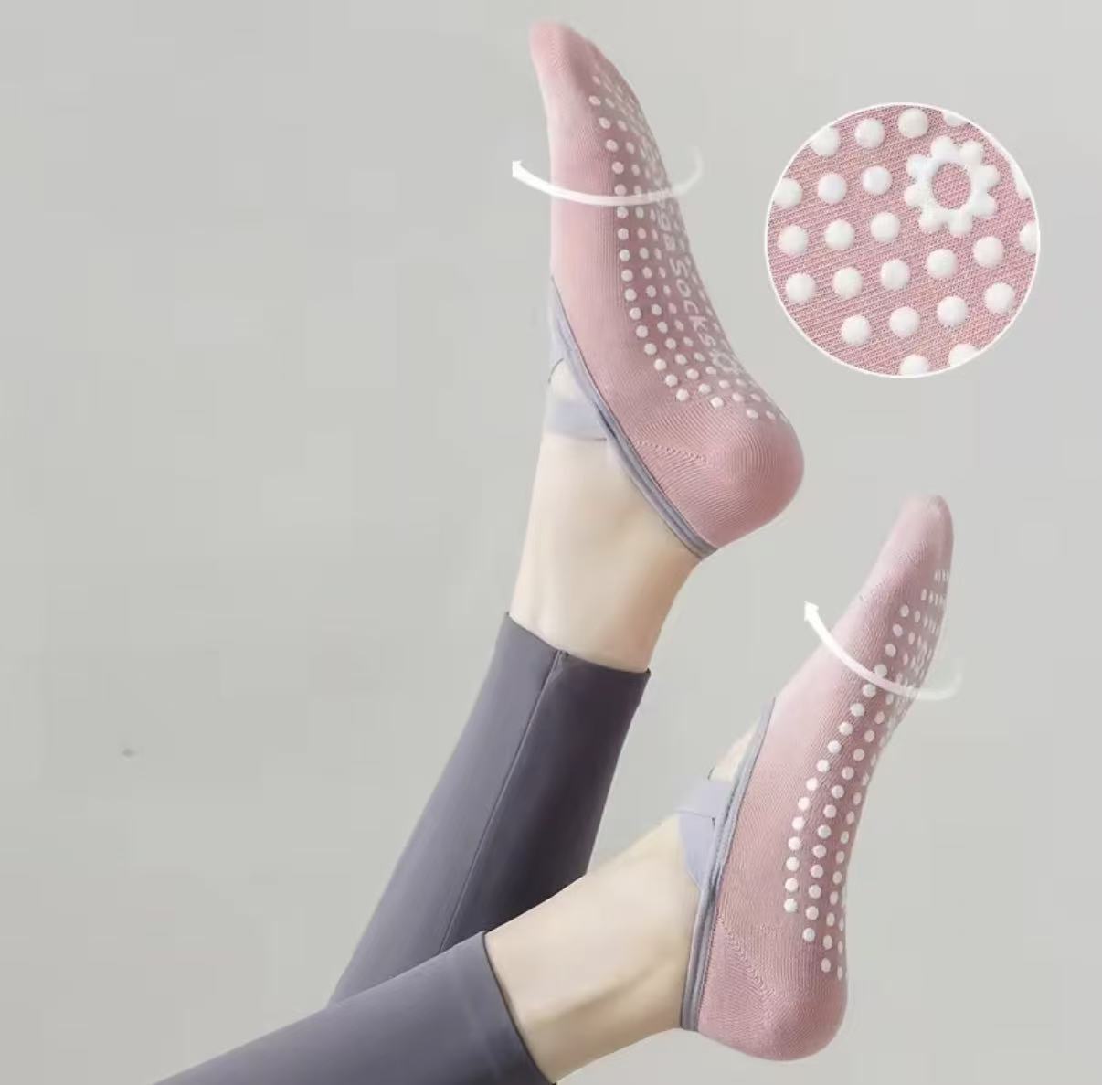 Women Yoga Sock Silicone Anti- - Pilates Yoga Ballet recension och pris
