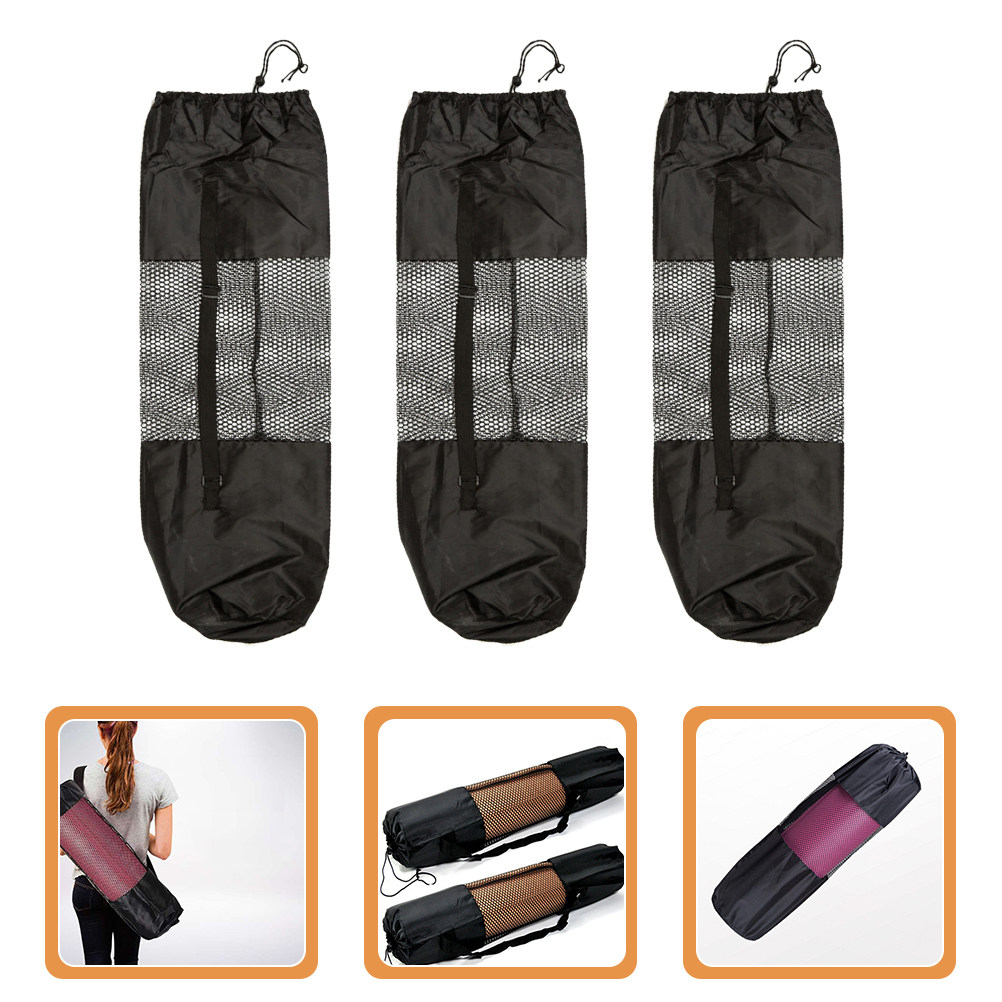 3Pcs Yoga Mat Mesh Bags Adjust - Yoga Mat Bag Carrier recension och pris
