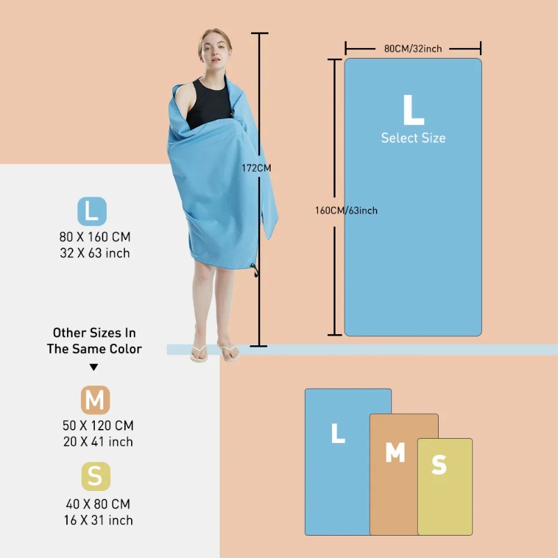 Microfiber Towel Quick Dry Tow - Pilates Yoga Towel recension och pris