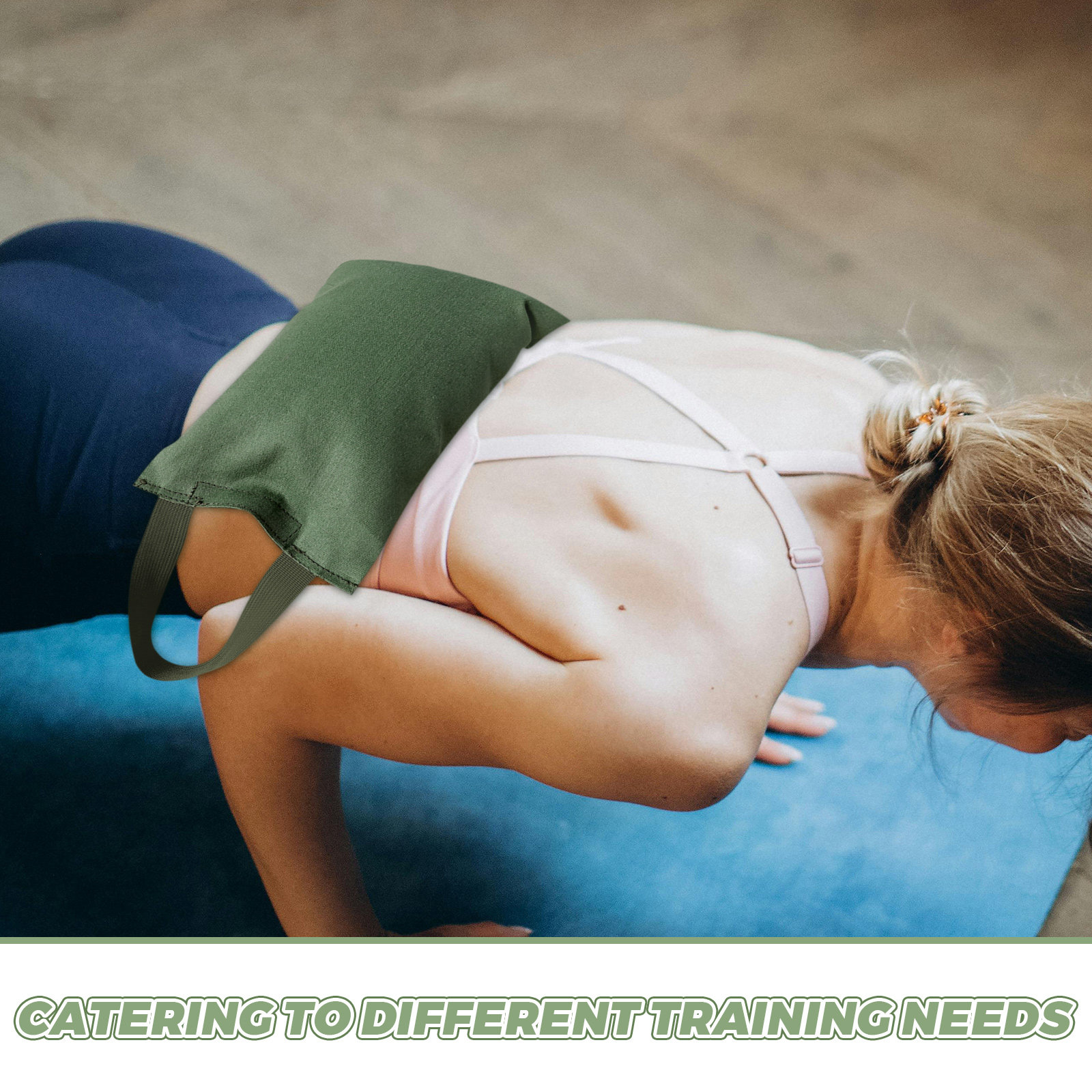 Fillable Weighted Sandbag for  - Yoga Sandbag Weight recension och pris