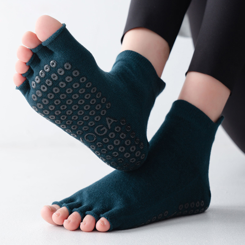 Yoga Socks Half Toe Anti-Slip  - Pilates Yoga Ballet recension och pris