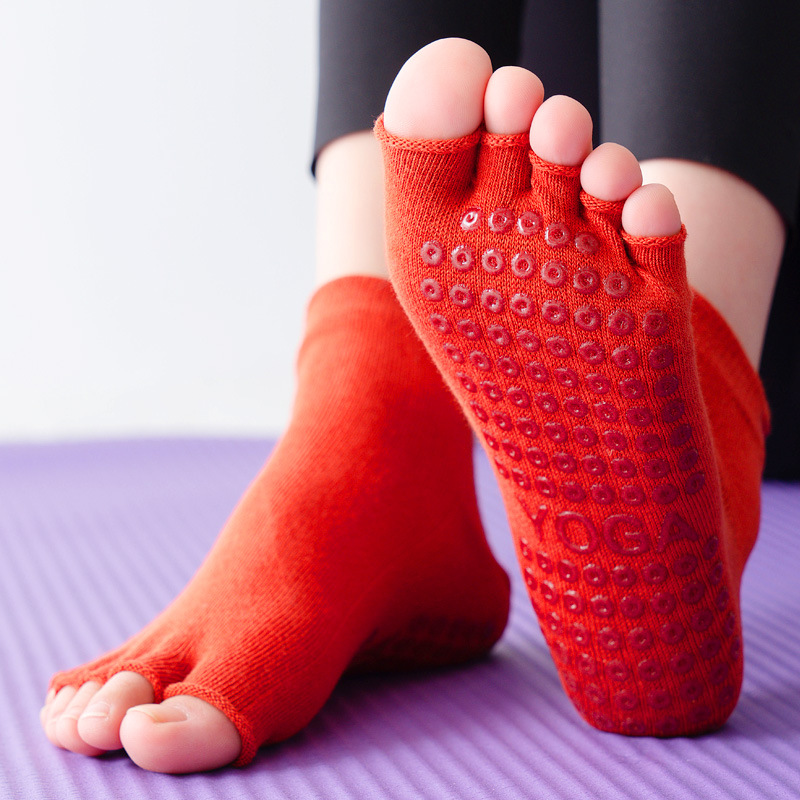 Yoga Socks Half Toe Anti-Slip  - Pilates Yoga Ballet recension och pris