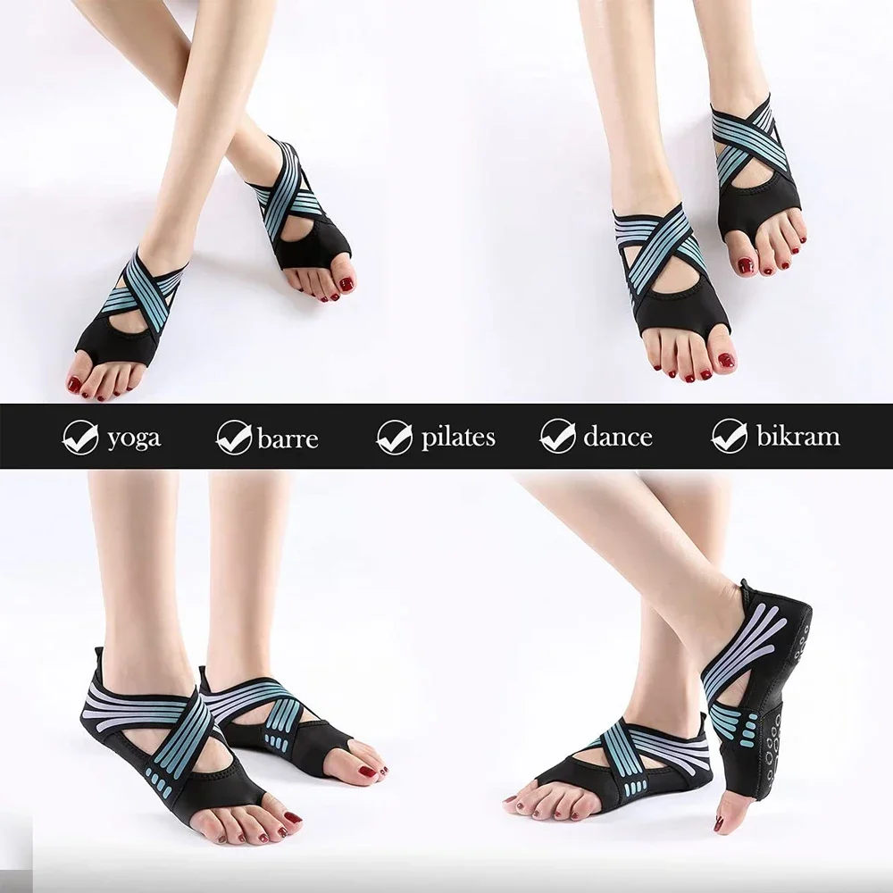 1Pair Professional Non-slip Gy - Pilates Yoga Ballet recension och pris