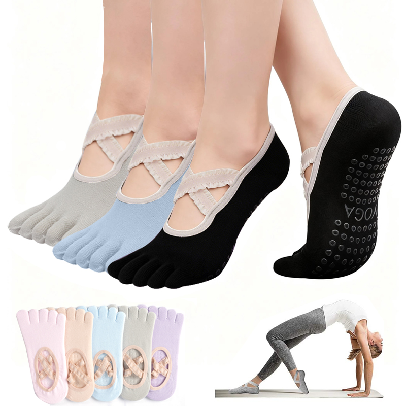 Ladies Non-Slip Pilates Socks  - Pilates Yoga Ballet recension och pris