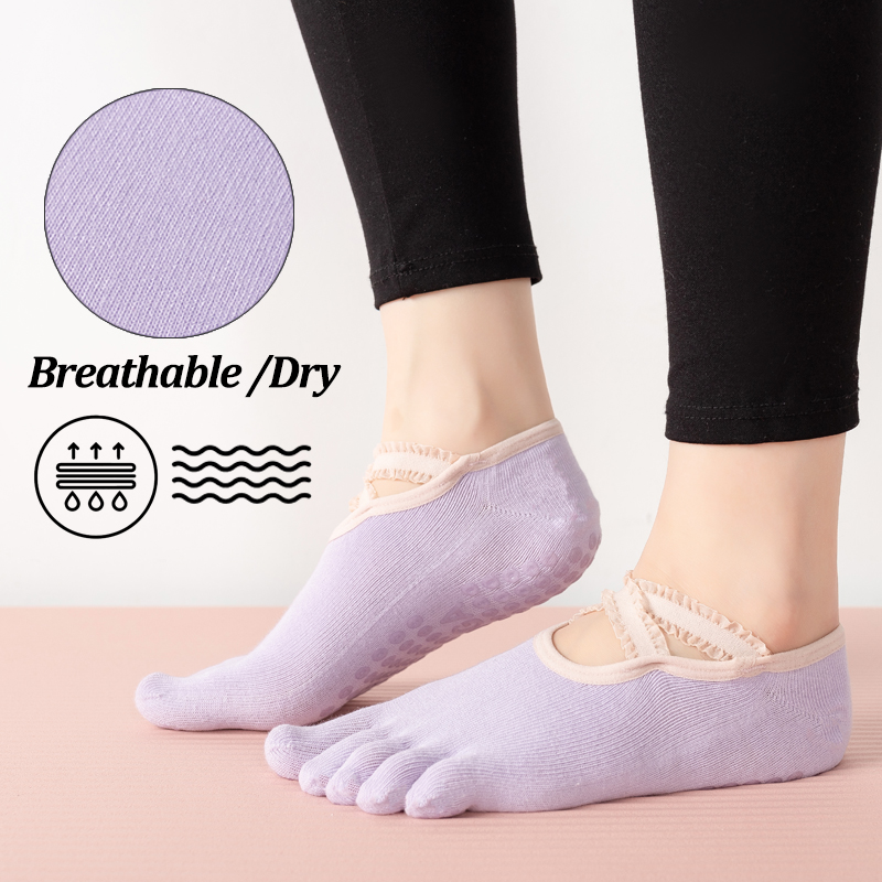 Ladies Non-Slip Pilates Socks  - Pilates Yoga Ballet recension och pris