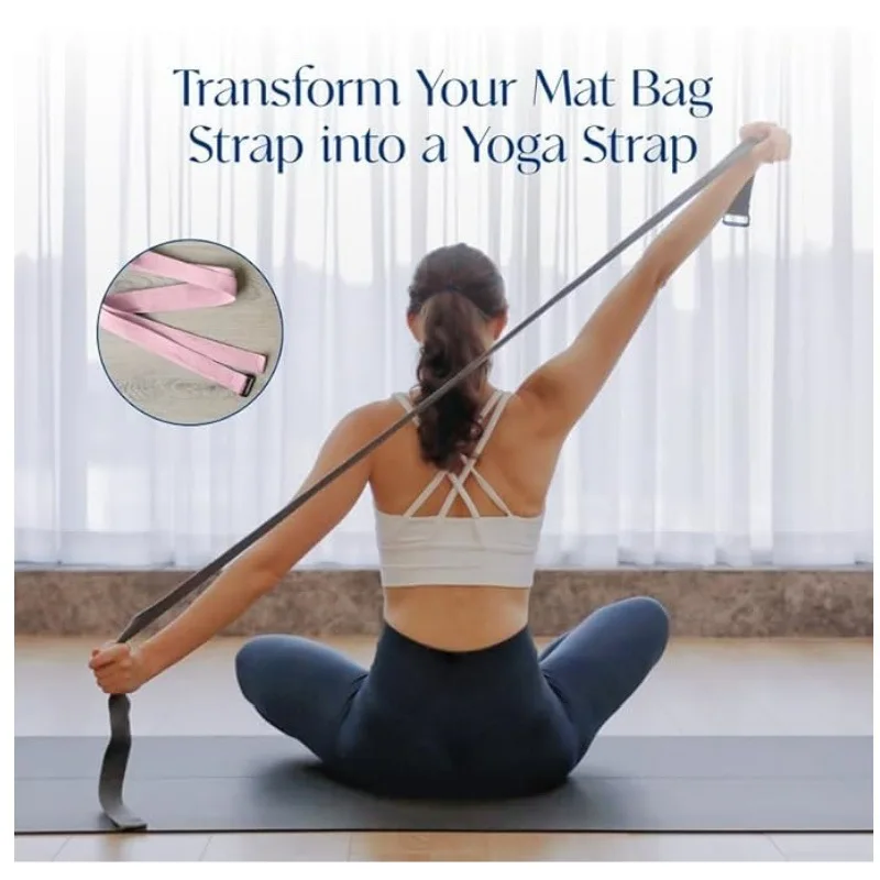 Yoga Mat Bag with Water Bottle - Yoga Mat Bag Carrier recension och pris