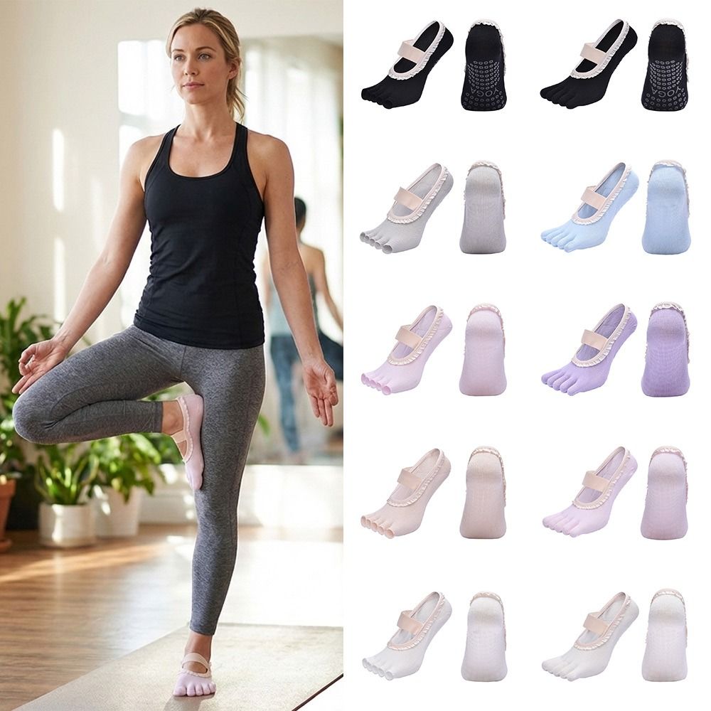 Creative Non-Slip Yoga Socks B - Pilates Yoga Class recension och pris