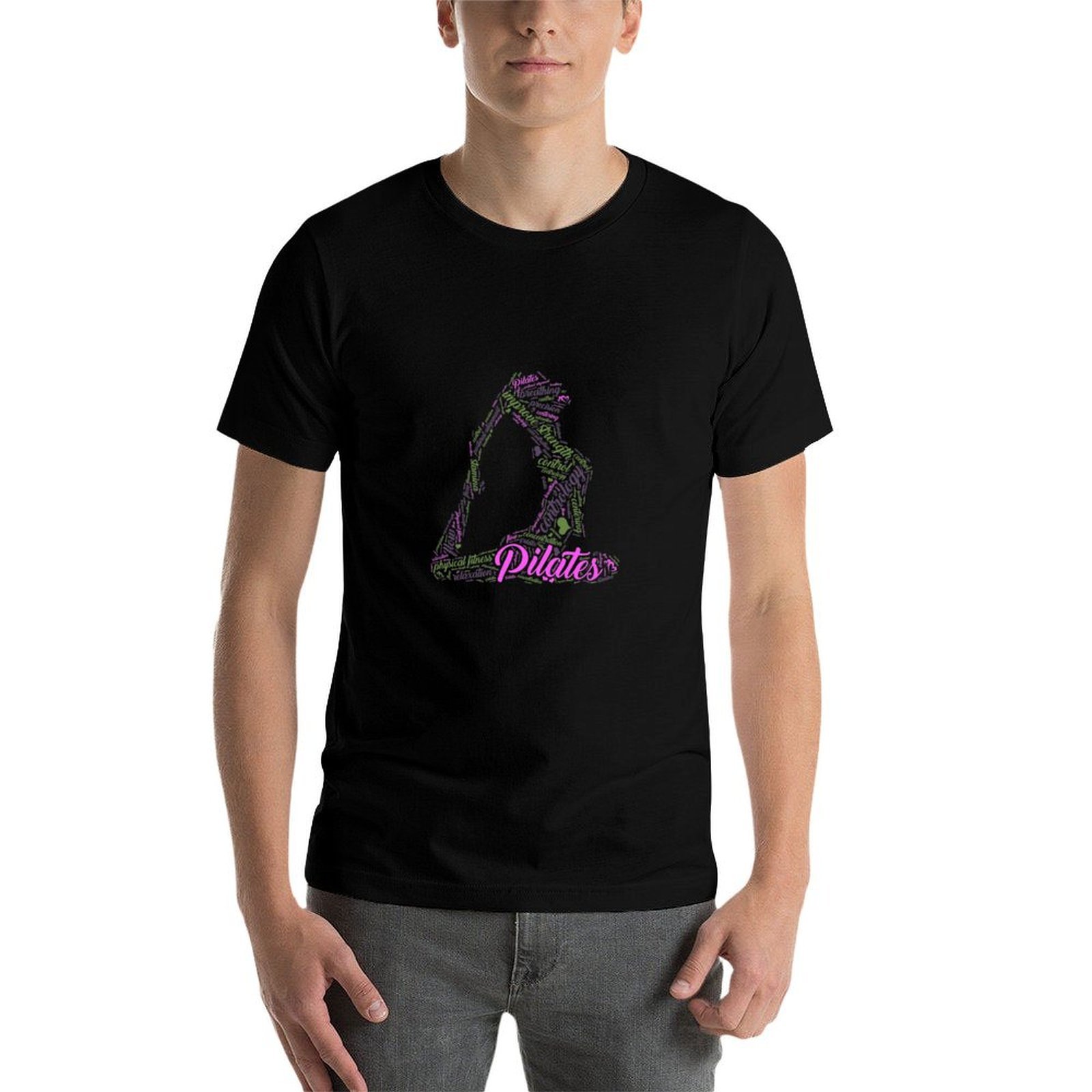 Womens Fun Word Cloud and Cute - Pilates Yoga Class recension och pris