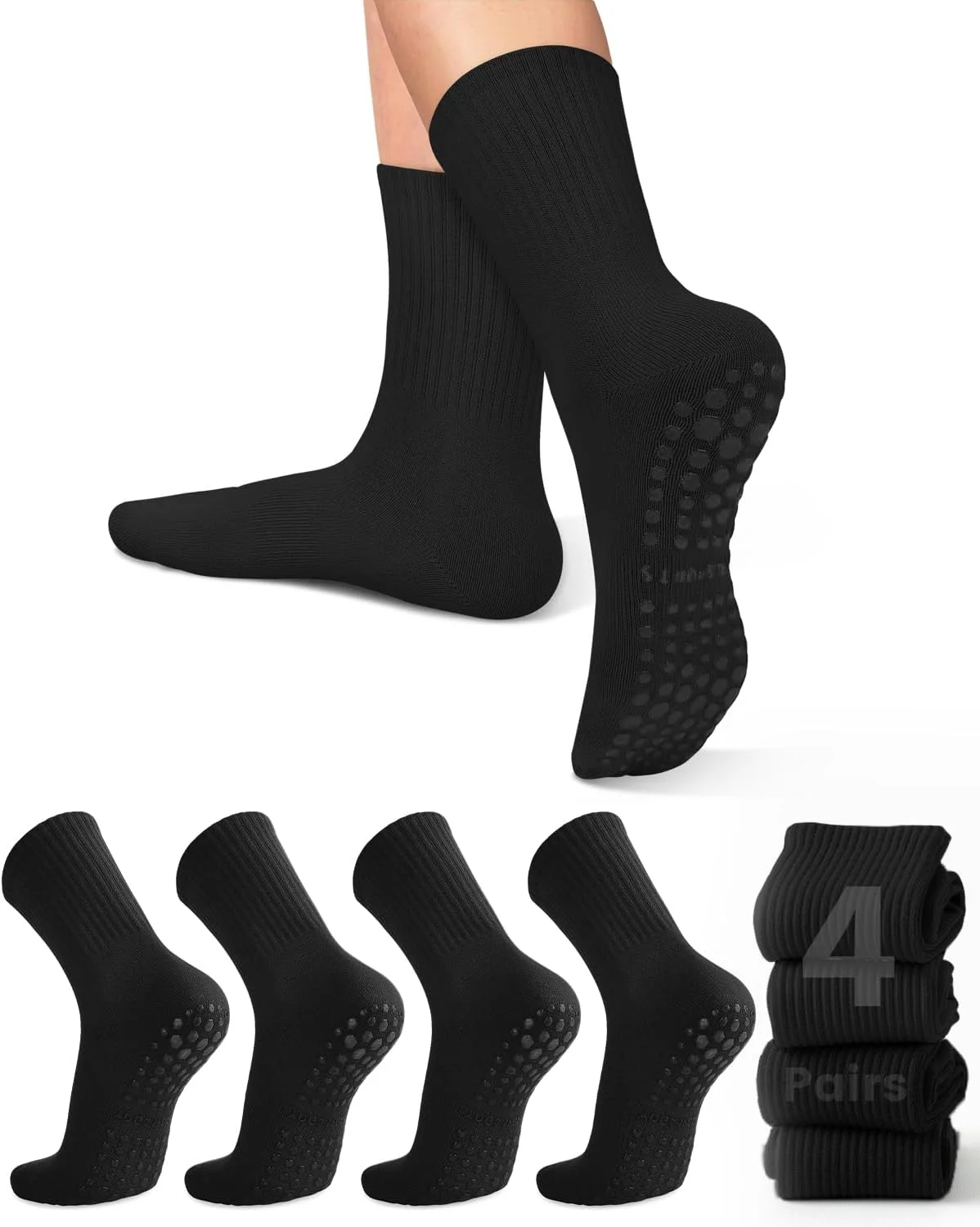 4 pairs of women's yoga socks, - Pilates Yoga Ballet recension och pris