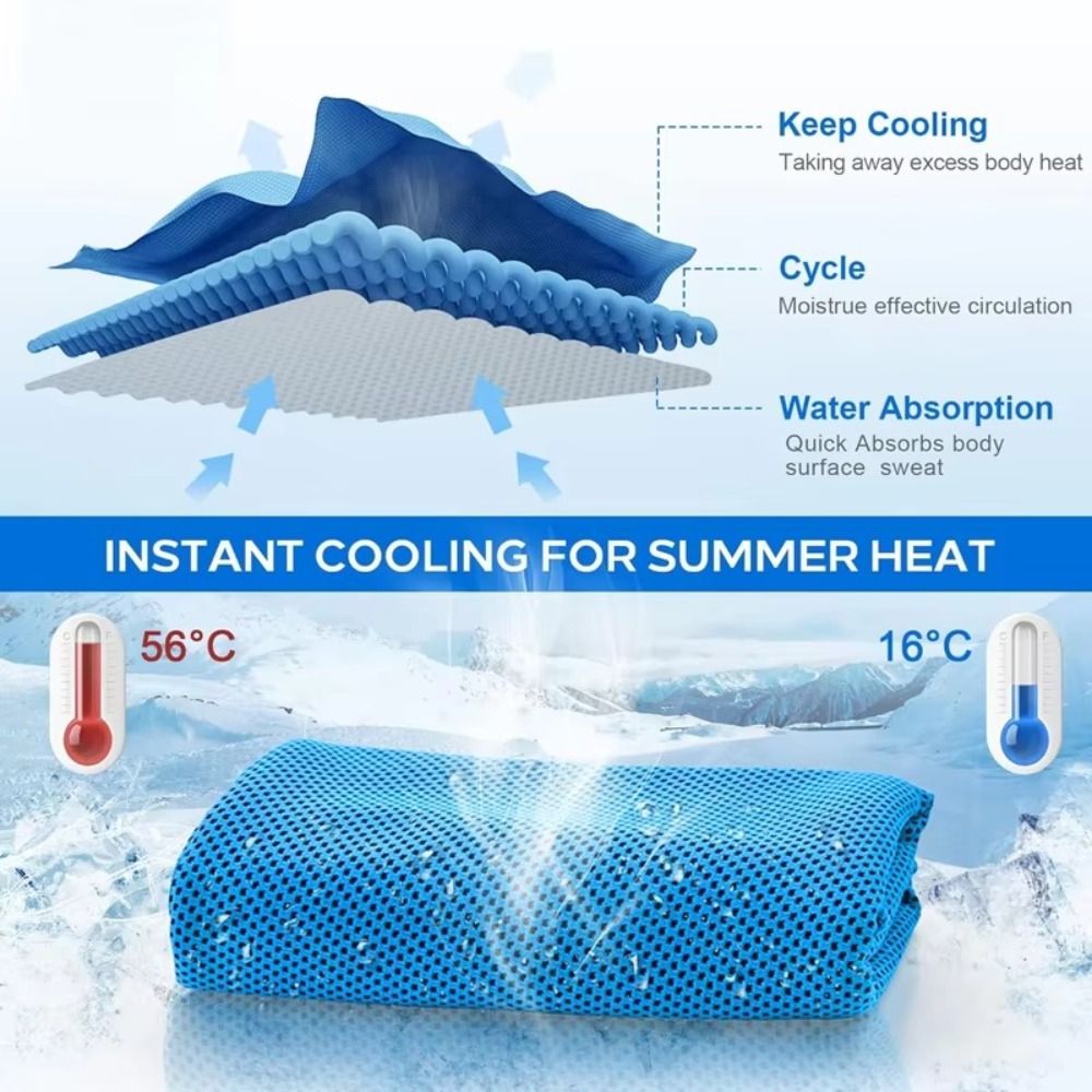 New Ultra Soft Cooling Towel L - Pilates Yoga Towel recension och pris