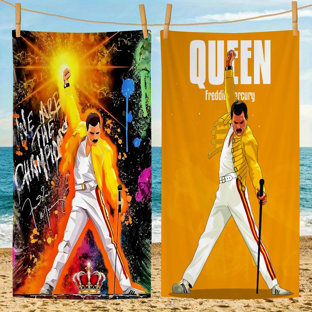 F-Freddie Mercury Rock Music B - Pilates Yoga Towel recension och pris