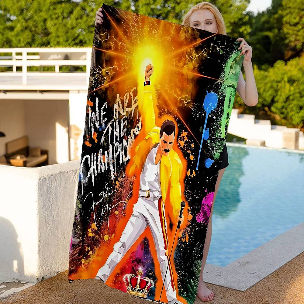 F-Freddie Mercury Rock Music B - Pilates Yoga Towel recension och pris