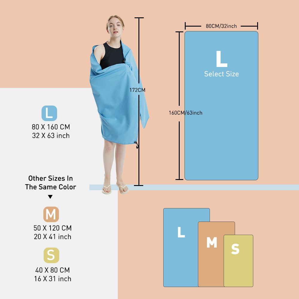 Microfiber Towel Quick Dry Tow - Pilates Yoga Towel recension och pris