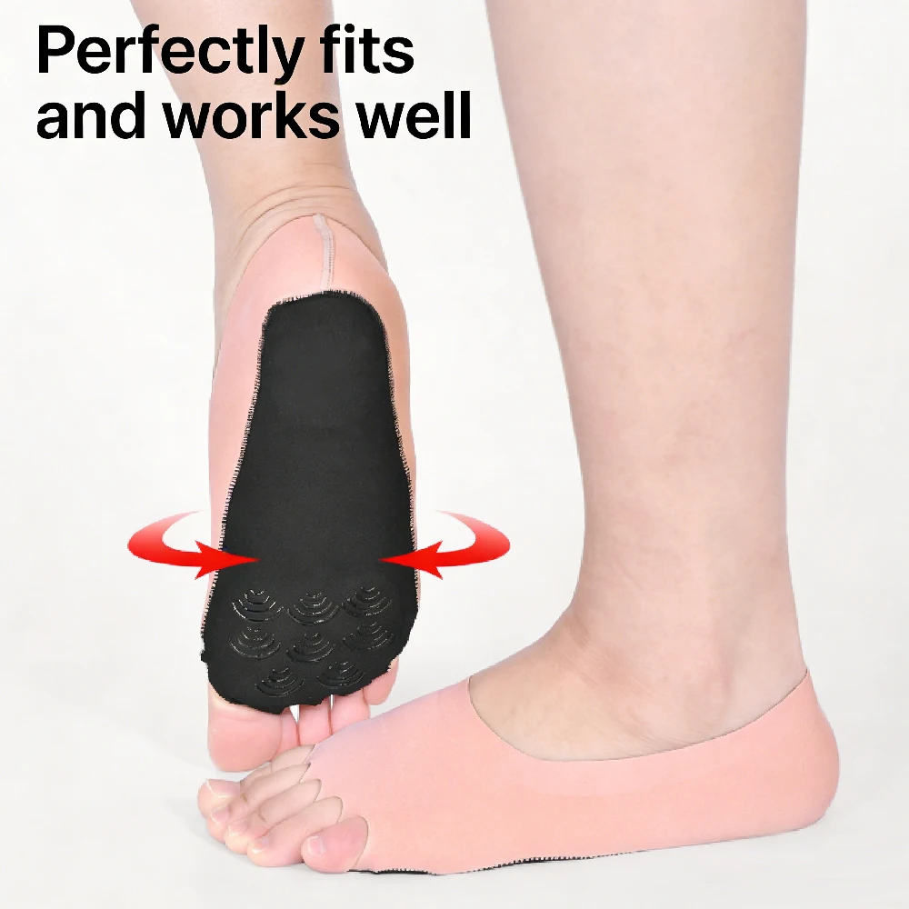 1Pair Toeless Yoga Socks for W - Pilates Yoga Ballet recension och pris
