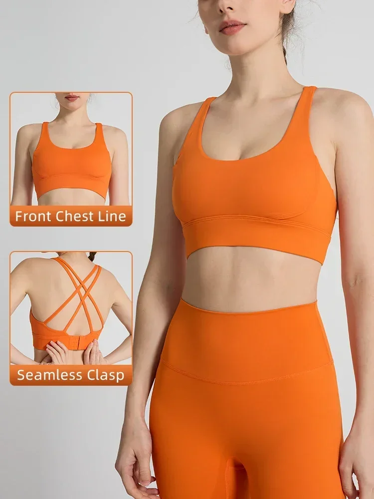 Solid Color Women's Sports Bra - Pilates Yoga Clothes recension och pris
