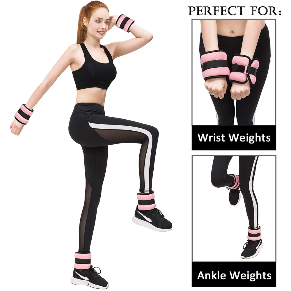 Ankle Weights with Secure Lock - Yoga Sandbag Weight recension och pris