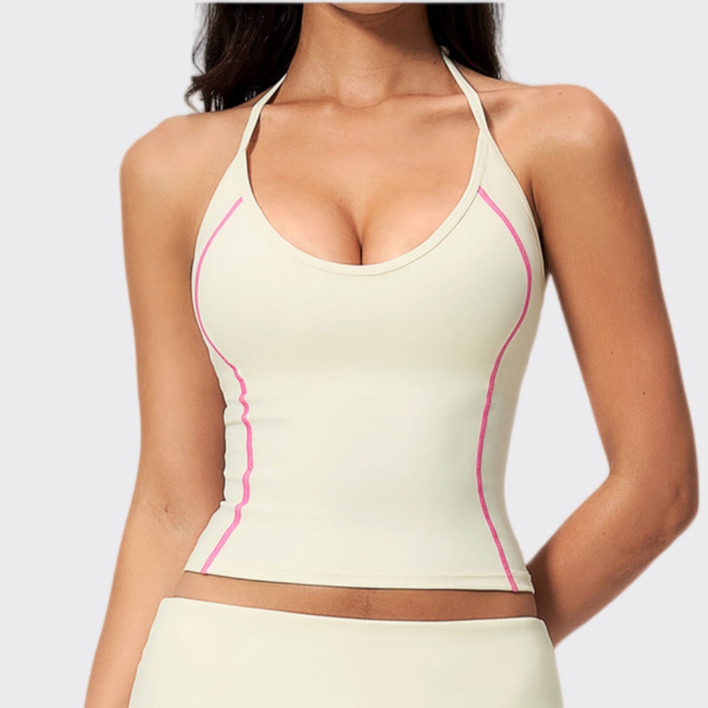 Woman Halter Yoga Tank Top Gym - Pilates Yoga Clothes recension och pris