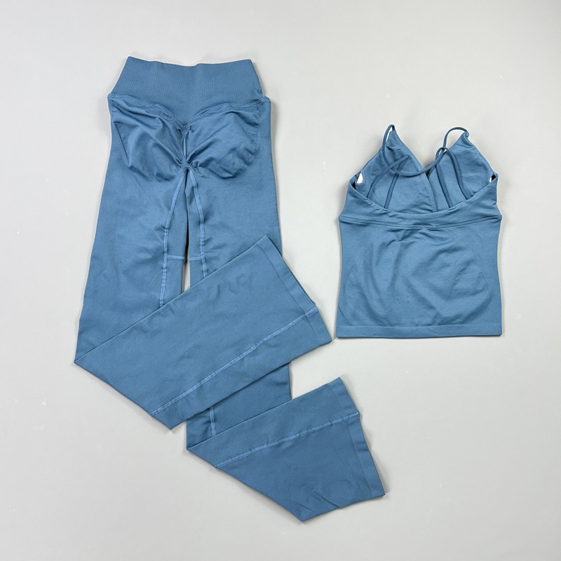 2Pcs Women Seamless Yoga Worko - Pilates Yoga Clothes recension och pris