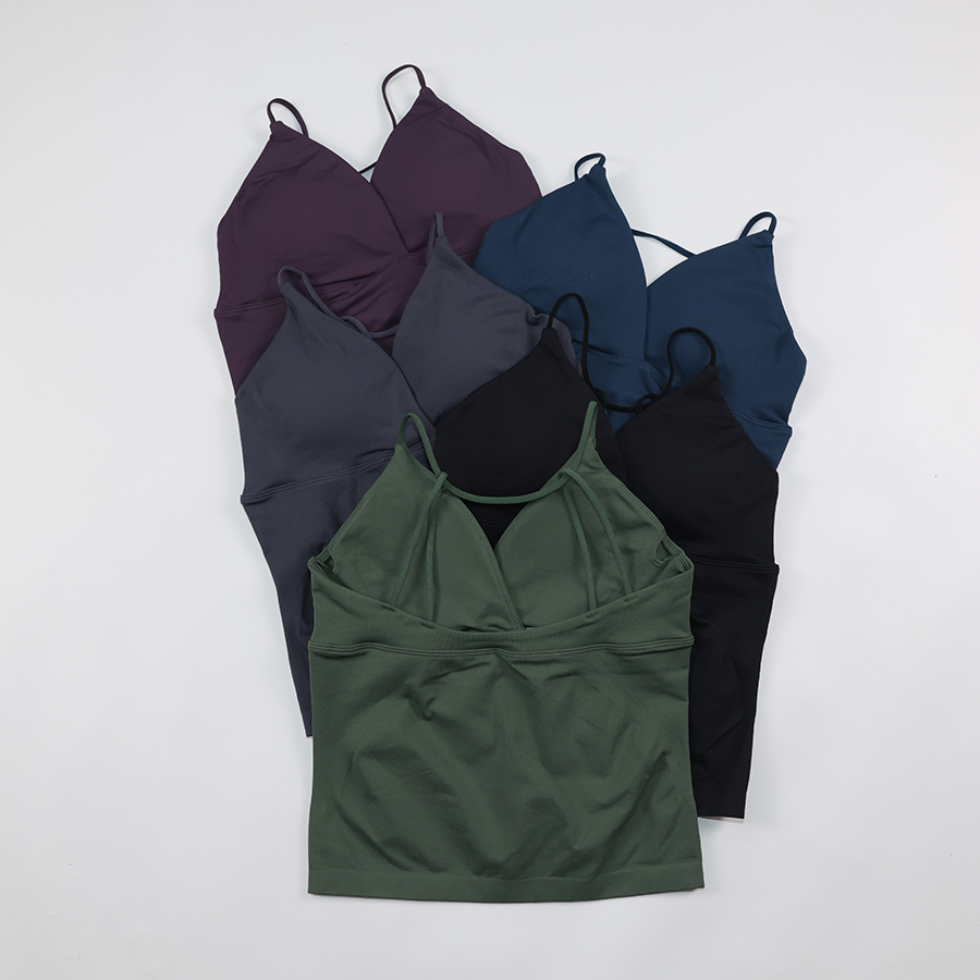 Twist Front Backless Gym Top W - Pilates Yoga Clothes recension och pris